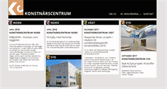 Desktop Screenshot of konstnarscentrum.org